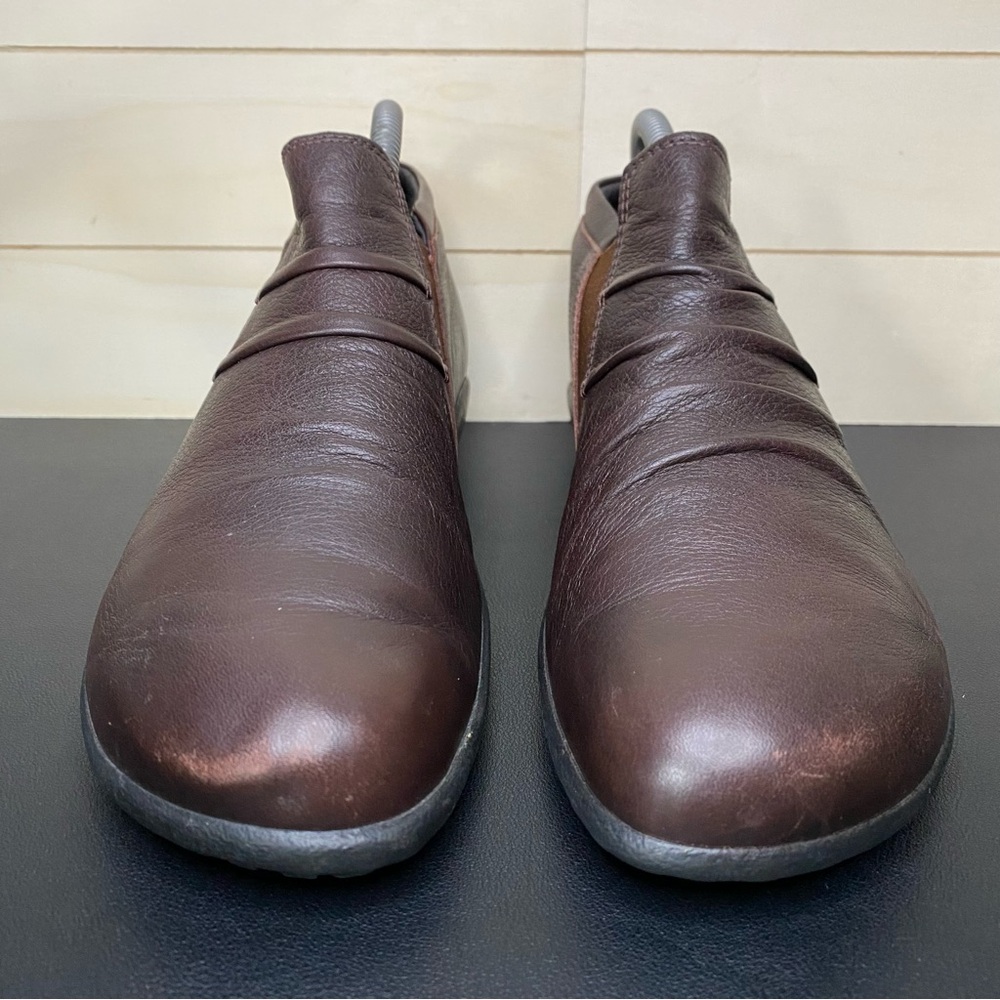 Naot Terehu Slip-On Boots Brown Leather Women's Size 8.5 Shoes EU39 Booties - Picture 5 of 10
